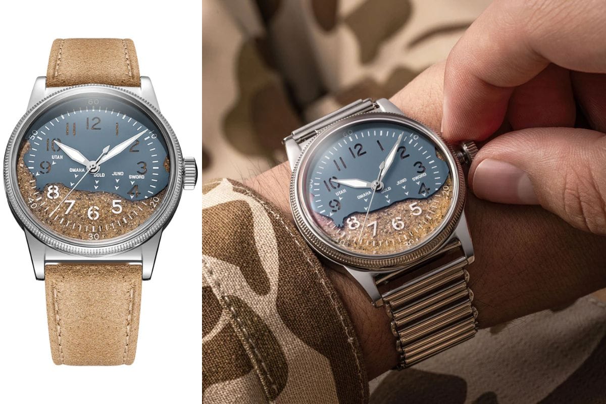 レジダス「A-11 Utah Beach MK2 Bronze Brown」￥93,500／自動巻／38㎜径／パワーリザーブは約41時間／10気圧防水