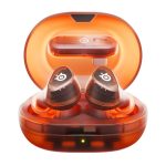 スティールシリーズ「Arctis GameBuds Glorange」参考価格￥28,310／／最長連続使用時間約40時間／IP55／国内限定1000台