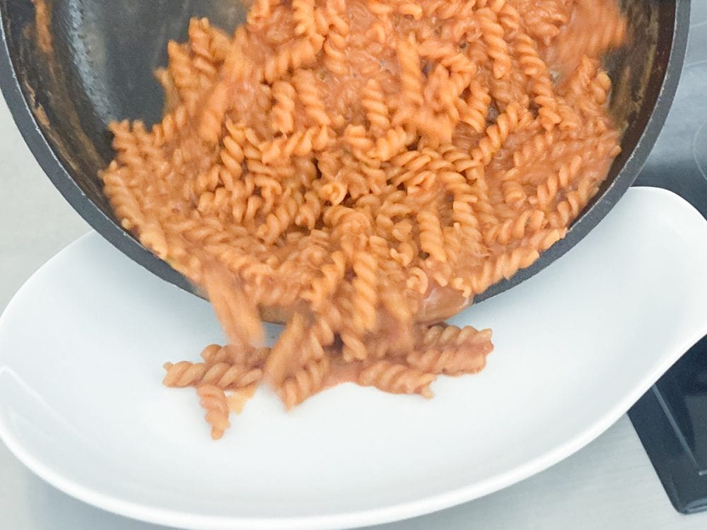 記載されている茹で時間は8〜10分。フリッジがお好みの硬さになったらできあがり