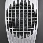 開口部を大きくして広い範囲に風が届くようにしている