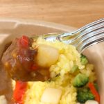 個人的にはルーが少なく感じましたが、トマトソースのおかずと楽しむことを考えるとちょうどいいのかもしれません
