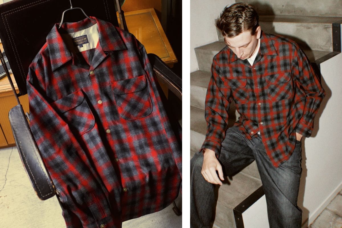 ペンドルトン フォー ワイルド ライフ テーラー「EXオープンカラーシャツ」¥33,000