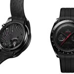 オメガ「スピードマスター ダーク & グレー サイド オブ ザ ムーン（310.92.44.51.01.001）」￥2,266,000／手巻／44.25㎜径／パワーリザーブは60時間／50m防水