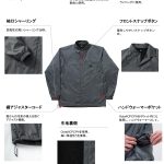 わずか237gの軽さでありながら、Octa® CPCP®の裏地とCRAFTEVO® WINZの表地によって、防風・はっ水・保温を高次元で両立。裾のアジャスターやサイドポケットなど、細部にも配慮したデザインに仕上げている