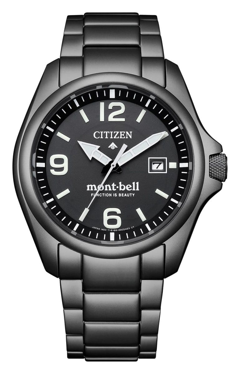 シチズン プロマスター × mont-bell「BN0245-58E」￥99,000／光発電エコ‧ドライブ／40.8㎜径／20気圧防水／限定600本