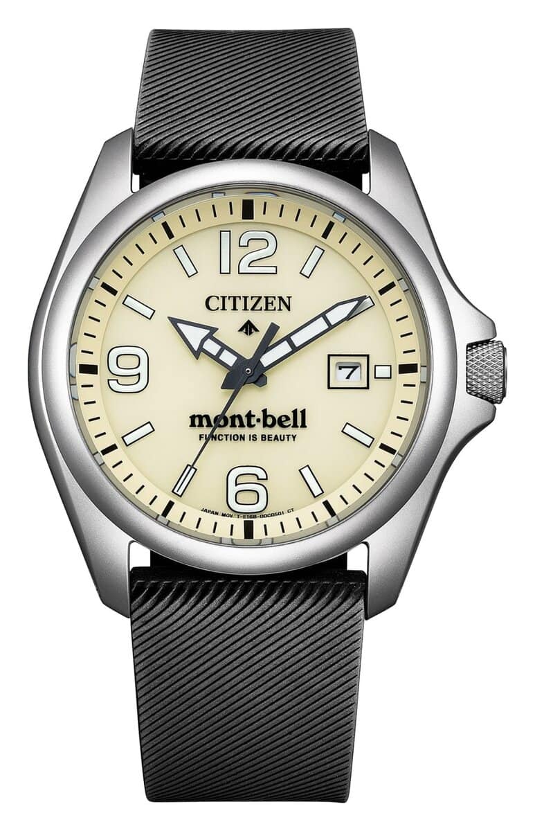 シチズン プロマスター × mont-bell「BN0247-10A」￥71,500／光発電エコ‧ドライブ／40.8㎜径／20気圧防水／限定650本