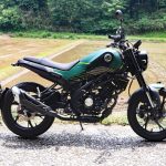 今回ツーリングに使用したモデルはベネリのレオンチーノ125