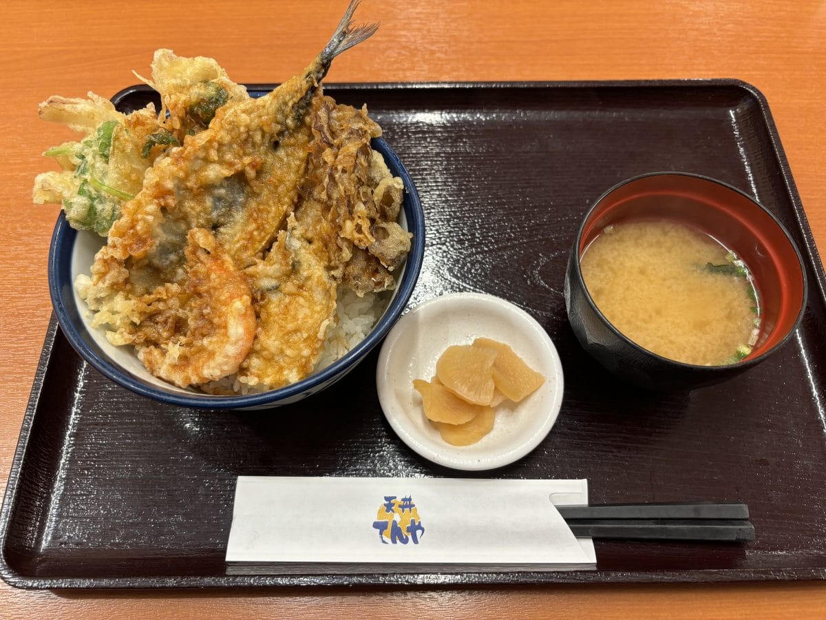 国産秋天丼（みそ汁付）