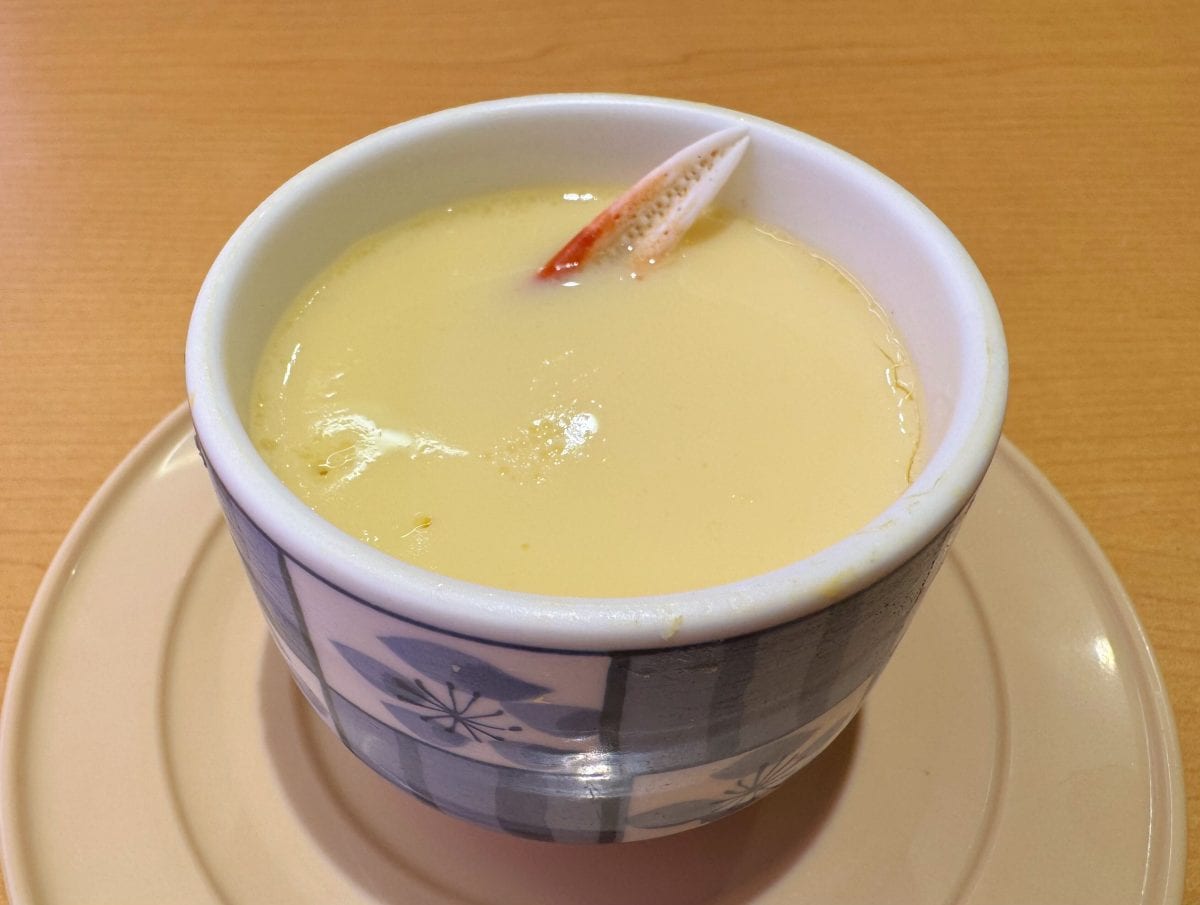 本ずわい蟹の茶碗蒸し