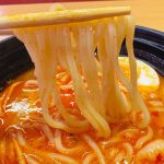 納豆のとろみがついたスープは麺にもよく絡んで美味しい!