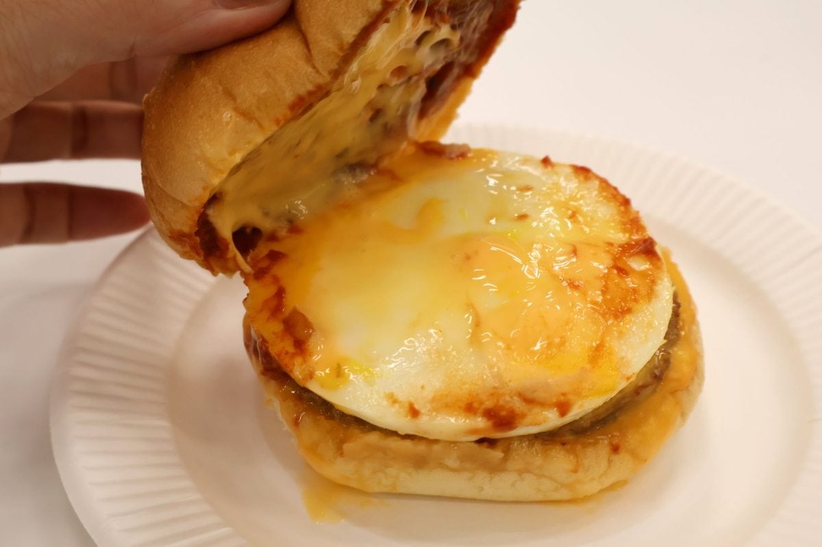 3枚もチーズ入りでたっぷり！