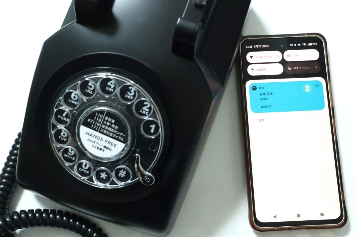 アナログ黒電話アナログ なつかしの黒電話 | プロ・フィット社外記
