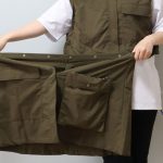 裾部分もスナップで取り外し可能