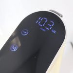 、Mボタンを押すとここまでどれだけ飲んだかを確認できる