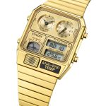 シチズンコレクション レコードレーベル「メタリック アナデジテンプ(JG2103-56P)」¥40,700/クオーツ/32.5㎜/日常生活用防水/限定400本