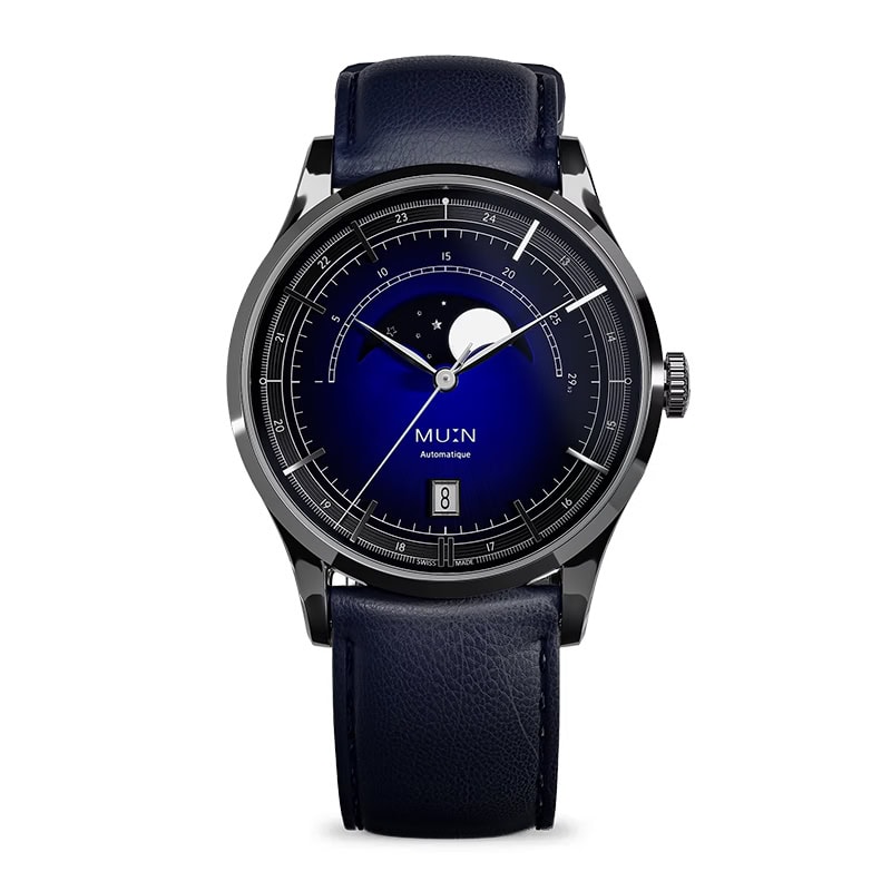 MU:N「オリジン」￥242,000／自動巻／38㎜径／パワーリザーブは約41時間／5気圧防水