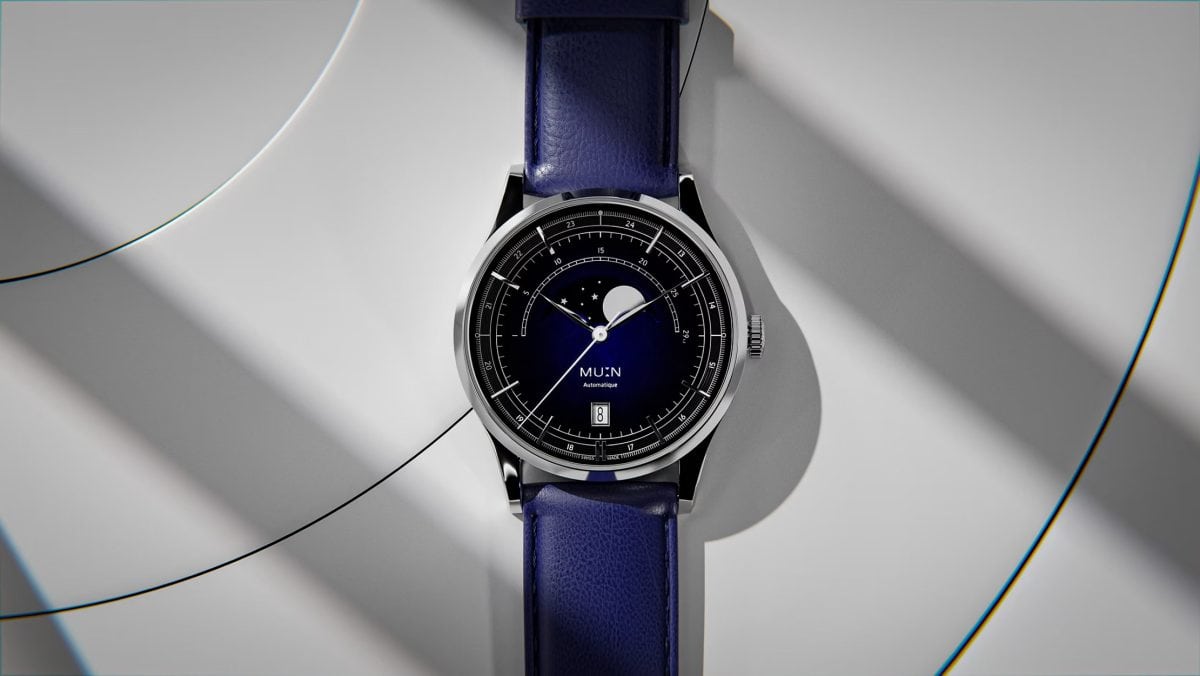 MU:N「オリジン」¥242,000/自動巻/38mm径/パワーリザーブは約41時間/5気圧防水