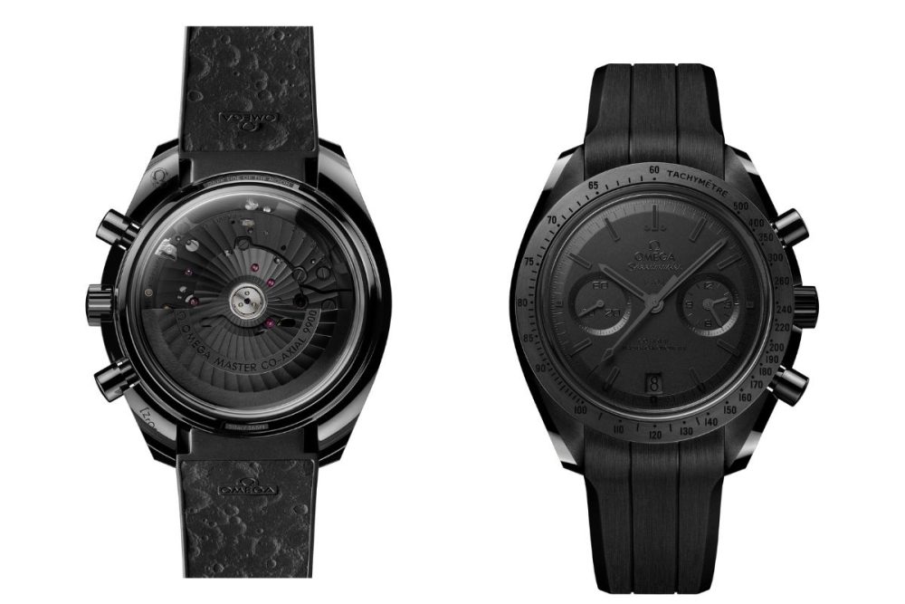 オメガ「スピードマスター ダーク & グレー サイド オブ ザ ムーン（310.92.44.51.01.005）」￥2,266,000／自動巻／44.25㎜径／パワーリザーブは60時間／50m防水