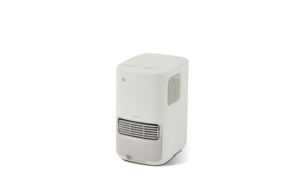 シロカ「加湿機能付きセラミックファンヒーター ポカプラス」￥24,860／約4.1㎏／幅21×奥行27×高さ35㎝