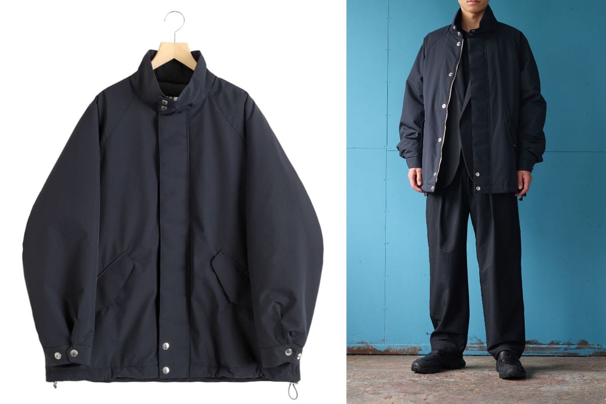 マッキントッシュ「レインテック スカイ スタンド カラー シンダウン G EX」￥137,500