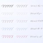 文字書きにおすすめの5色の筆記線と色味