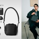 objcts.io「ウィークエンドショルダーカメラバッグ ラージ」¥79,200/W22×H22×D12㎝/2色展開(ブラック、オフホワイト)