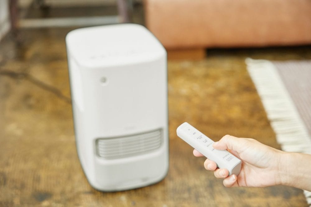 湿度は、ひかえめ・かいてき・しっとり（40・50・60％）の3段階で設定可能