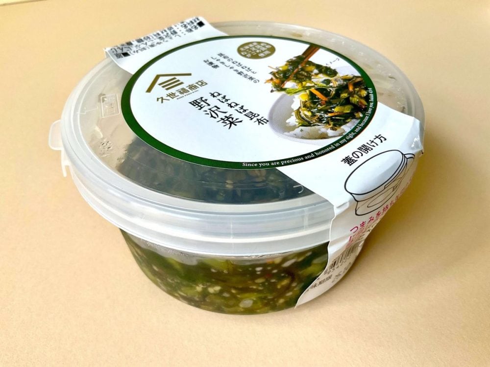 久世福商店、ねばねば昆布　野沢菜【店舗限定商品】　