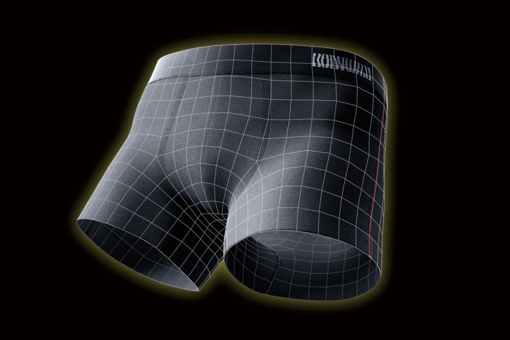 全体的に低圧なフィット感を実現