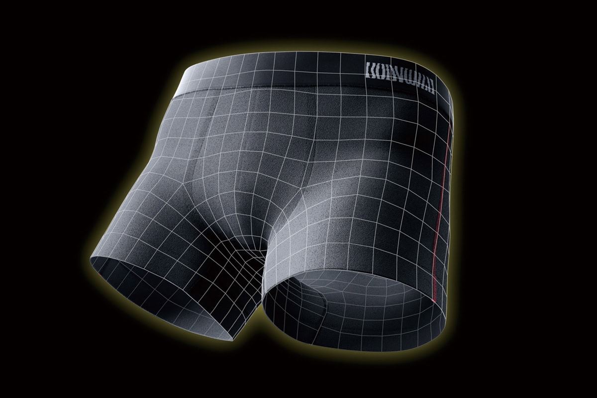 全体的に低圧なフィット感を実現