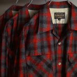 70年代のペンドルトンのオープンカラーシャツにみられる大ぶりの襟や、ストレートカットの裾、フラップポケットなど、定番のデザインはそのままに仕上げている