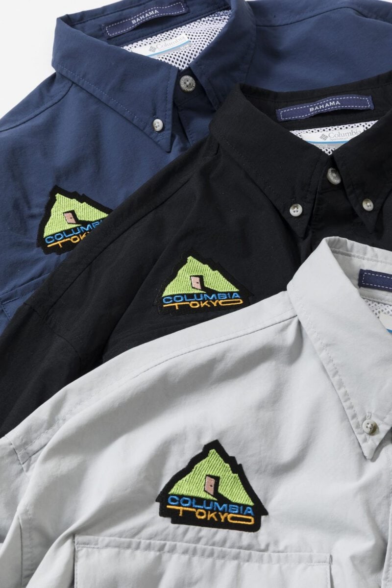 コロンビア「バハマ II ロングスリーブシャツ」各￥9,350／3色展開（ブラック、クールグレー、カーボン）