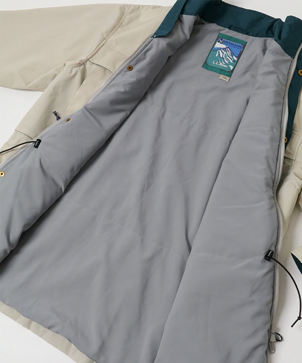 中綿には体温を熱源とする遠赤外線効果で自然な暖かさを保つ光電子®Re:nsulationを使用