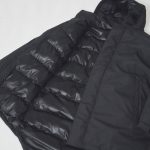 裏地にはキルティングによって中綿を適所に封入