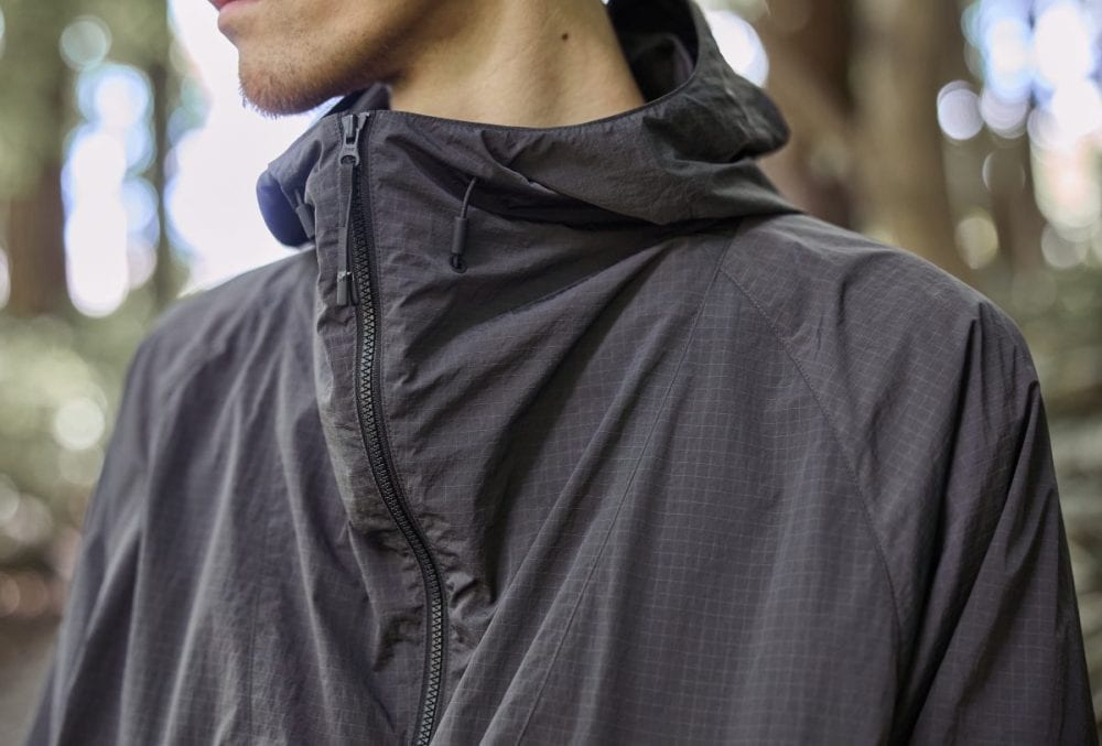 ゴールドウイン「別注Dope Dyed Rip-stop Hooded Jacket」￥44,000