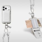 オブジェクツアイオー×ミーンズワイル「デタッチャブルストラップ + iPhoneケースセット ダイニーマ(R)レザーウォレット」￥47,300／2色展開