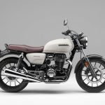 GB350のクラシカルホワイトカラー