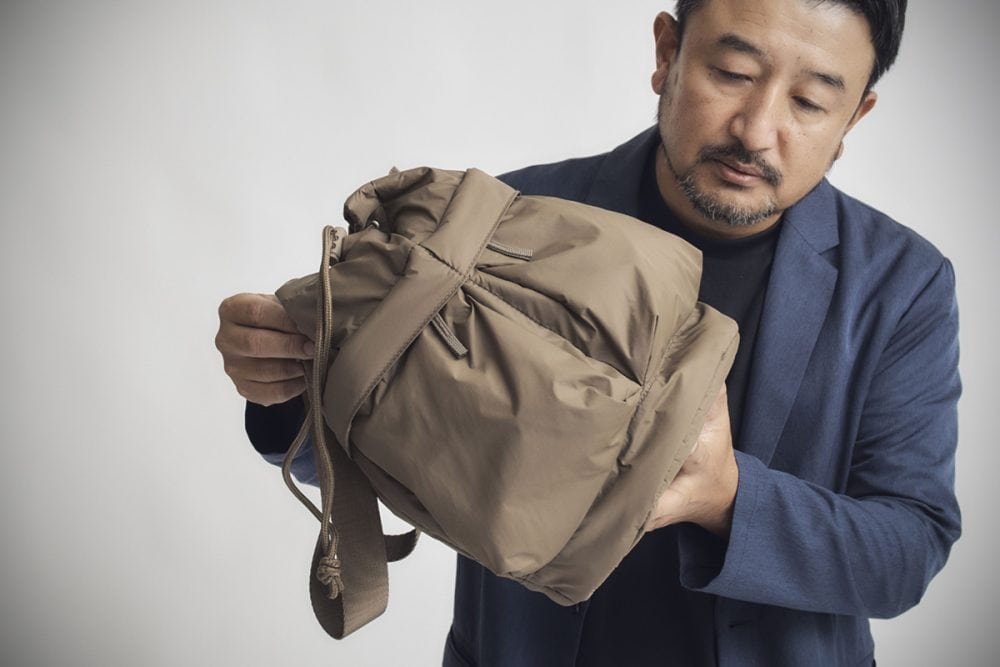 無印良品 撥水中わた入り 巾着バッグ ￥5,900（税込）