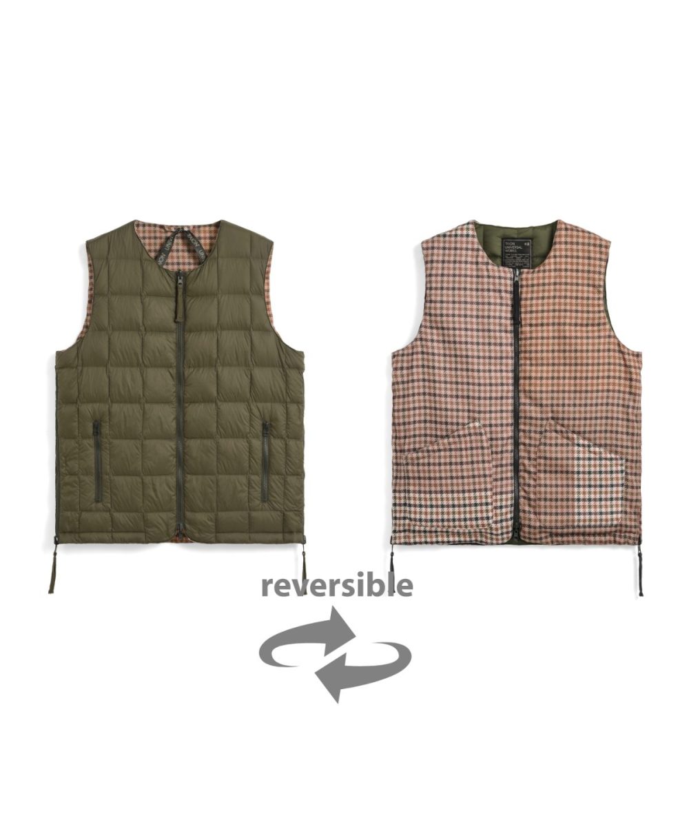 タイオン×ユニバーサルワークス「リバーシブル ダウンベスト（UW-TA-R004Z）￥19,800