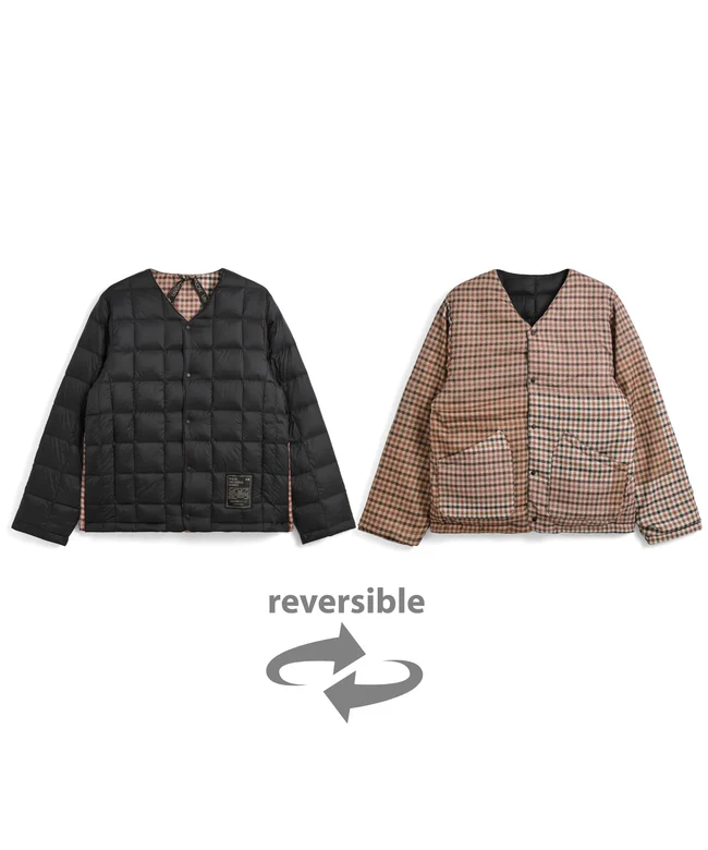 タイオン×ユニバーサルワークス「リバーシブル ダウンジャケット（UW-TA-R101B) 」￥25,960