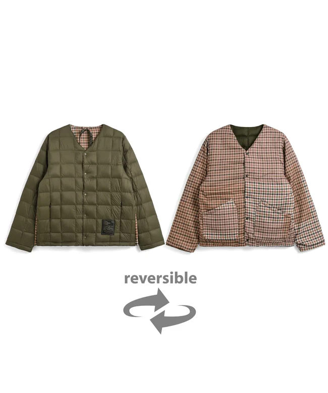 タイオン×ユニバーサルワークス「リバーシブル ダウンジャケット（UW-TA-R101B) 」￥25,960