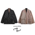 タイオン×ユニバーサルワークス「リバーシブル 袢纏ダウンジャケット(UW-TA-R101KJ)」¥25,960