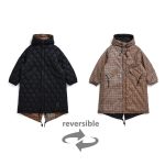 防寒ダウンジャケットリバーシブルで着回し自在.