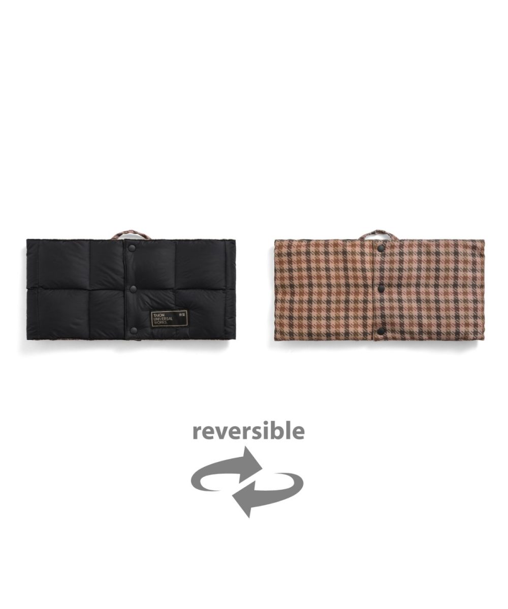 タイオン×ユニバーサルワークス「リバーシブル ダウンネックウォーマー（UW-TA-R203）」￥5,940