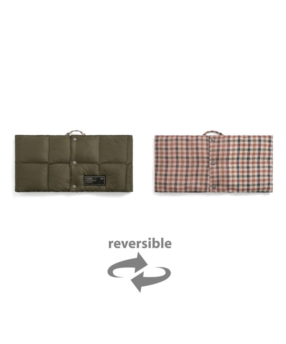 タイオン×ユニバーサルワークス「リバーシブル ダウンネックウォーマー（UW-TA-R203）」￥5,940