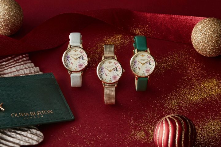 【クリスマスのギフトにいかが?】オリビア・バートから冬の庭を閉じ込めたようなロマンチックなクオーツが登場
