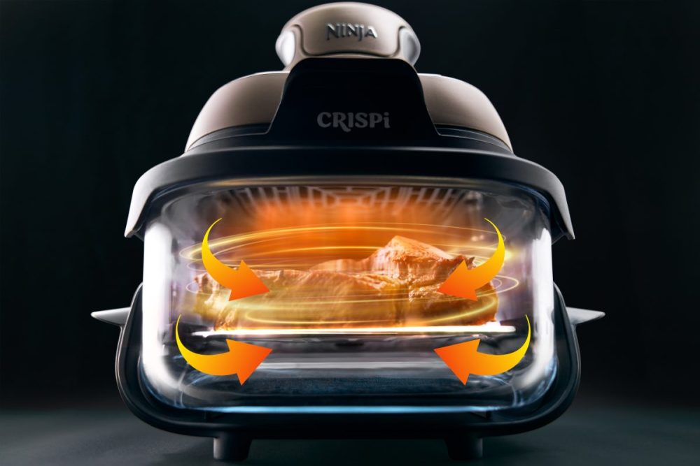 強力熱風と高火力で本格的な仕上がりに