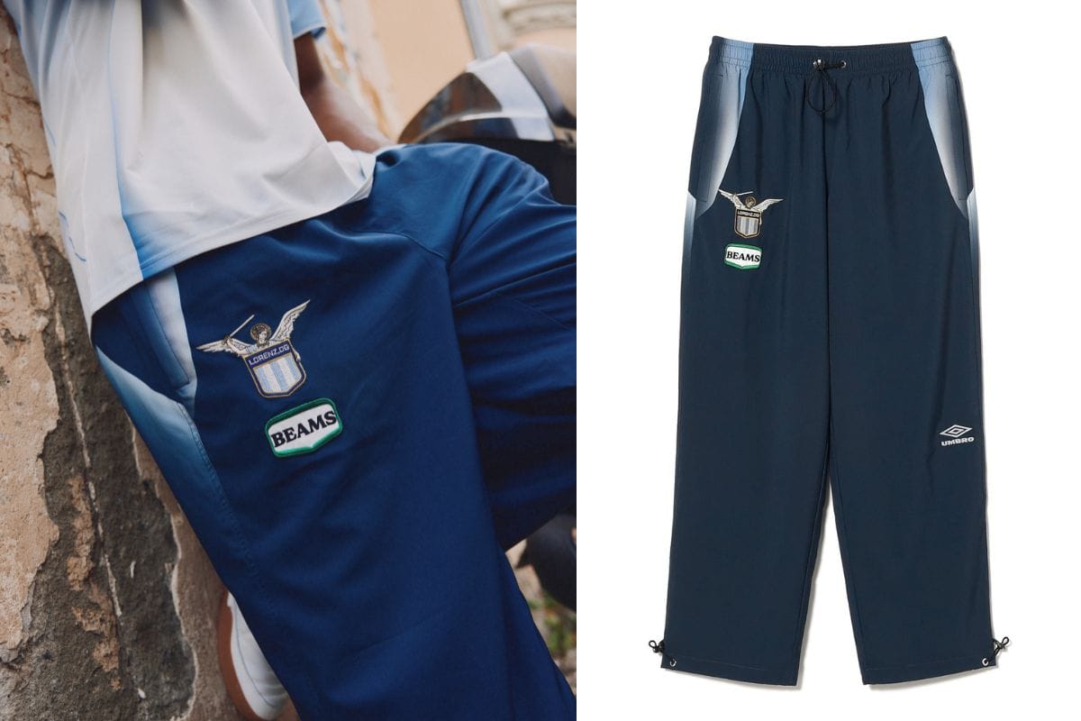 LORENZ.OG × UMBRO × BEAMS「トラックパンツ」￥31,350