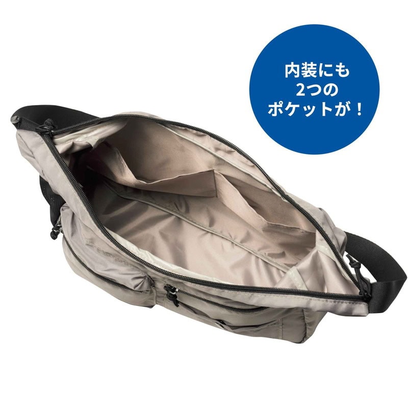 内側にも2つのポケットが！