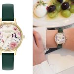 オリビア・バートン「シグネチャー- イラストレイテッドフローラル」￥19,800／クオーツ／30㎜径／3気圧防水